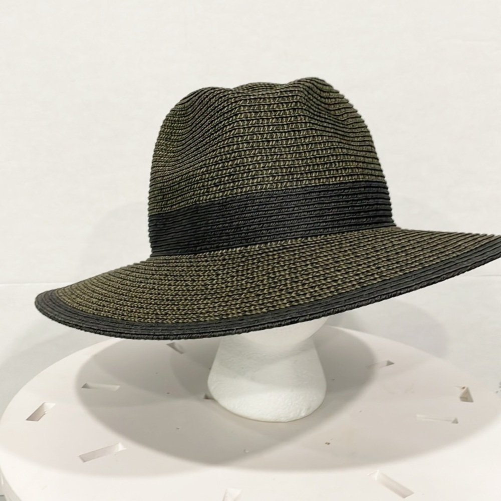 NEW San Diego‎ Hat Co Mens Sz Sm Straw wide Brim Fedora Western Hat Brown NWT